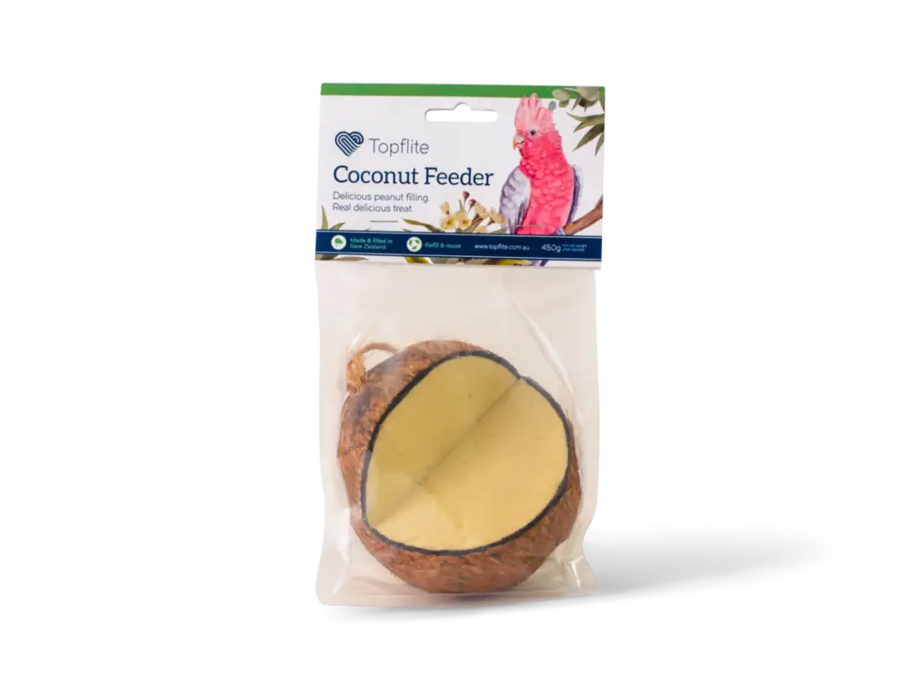 Topflite Coconut Feeder 450g, front of pack