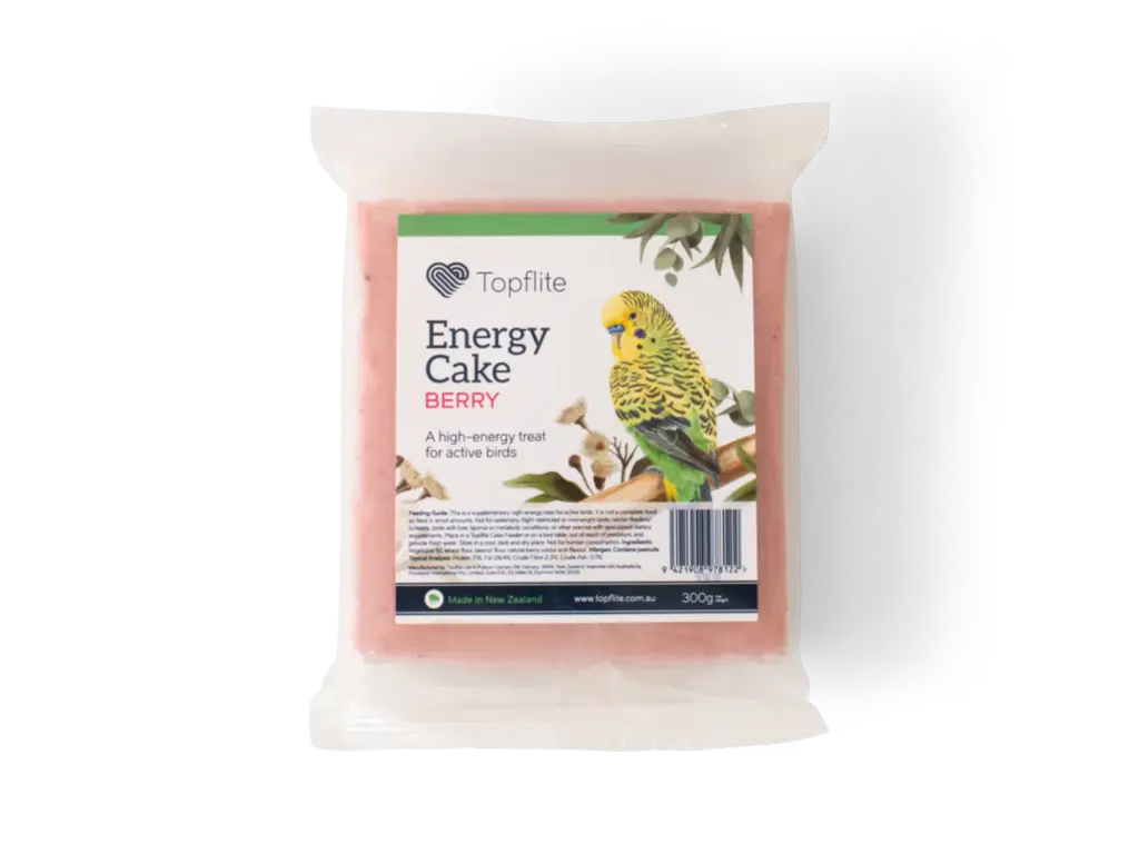Topflite Berry Energy Cake 300g, front of pack