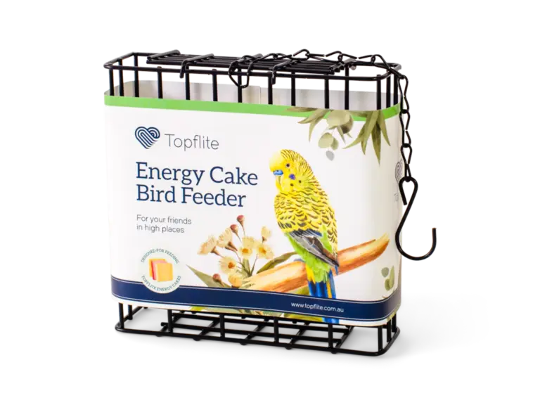 Topflite Energy Cake Bird Feeder in its packaging