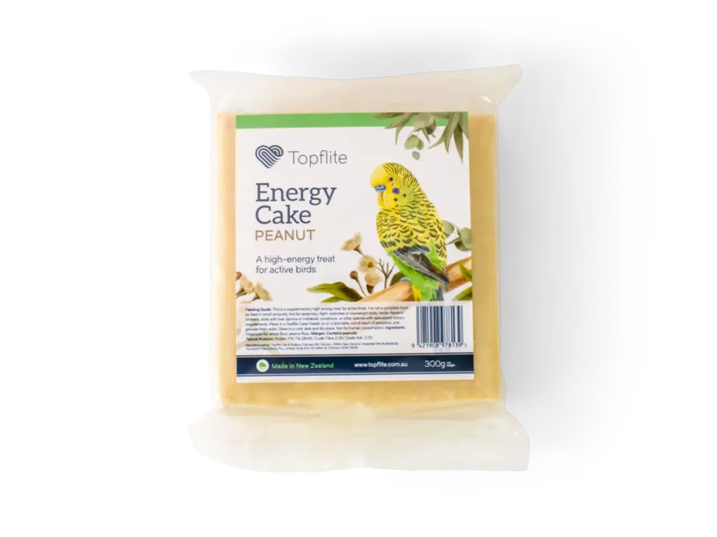 Topflite Peanut Energy Cake 300g, front of pack