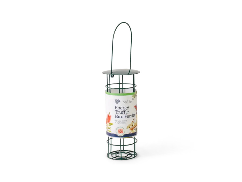 Topflite Energy Truffle Bird Feeder in its packaging